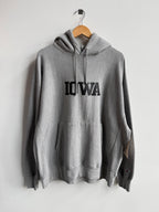 (XL) Iowa Reverse Weave Hoodie