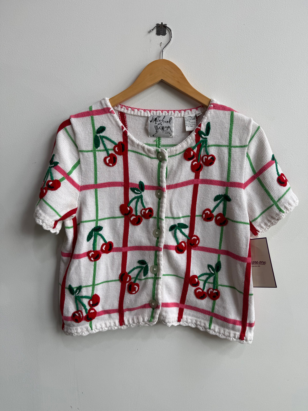 (M) Cherry Sweater