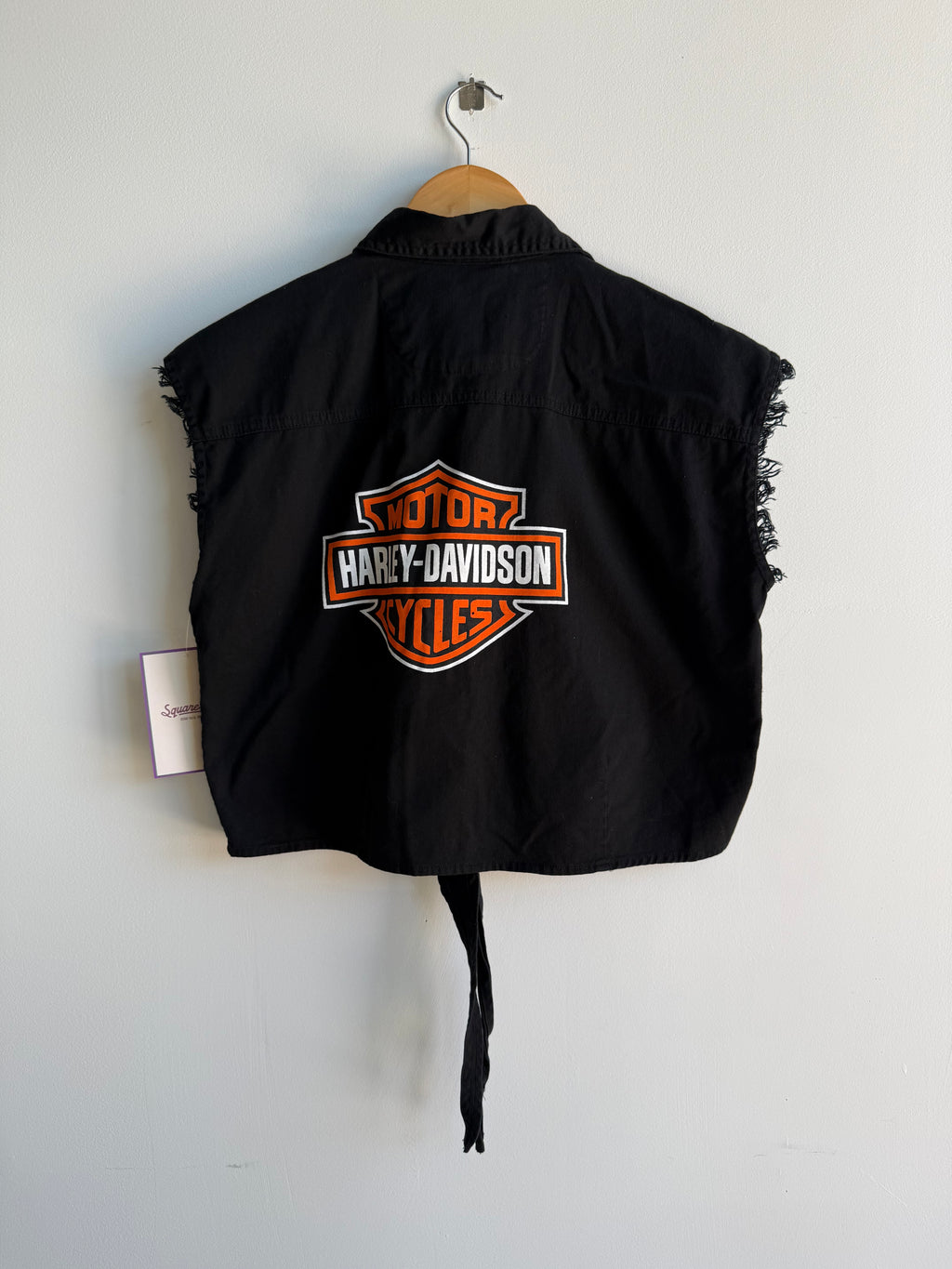 (XL) Harley Davidson Femme Cutoff Shirt