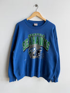 (XL) Seattle Seahawks Nutmegs Mills Crew