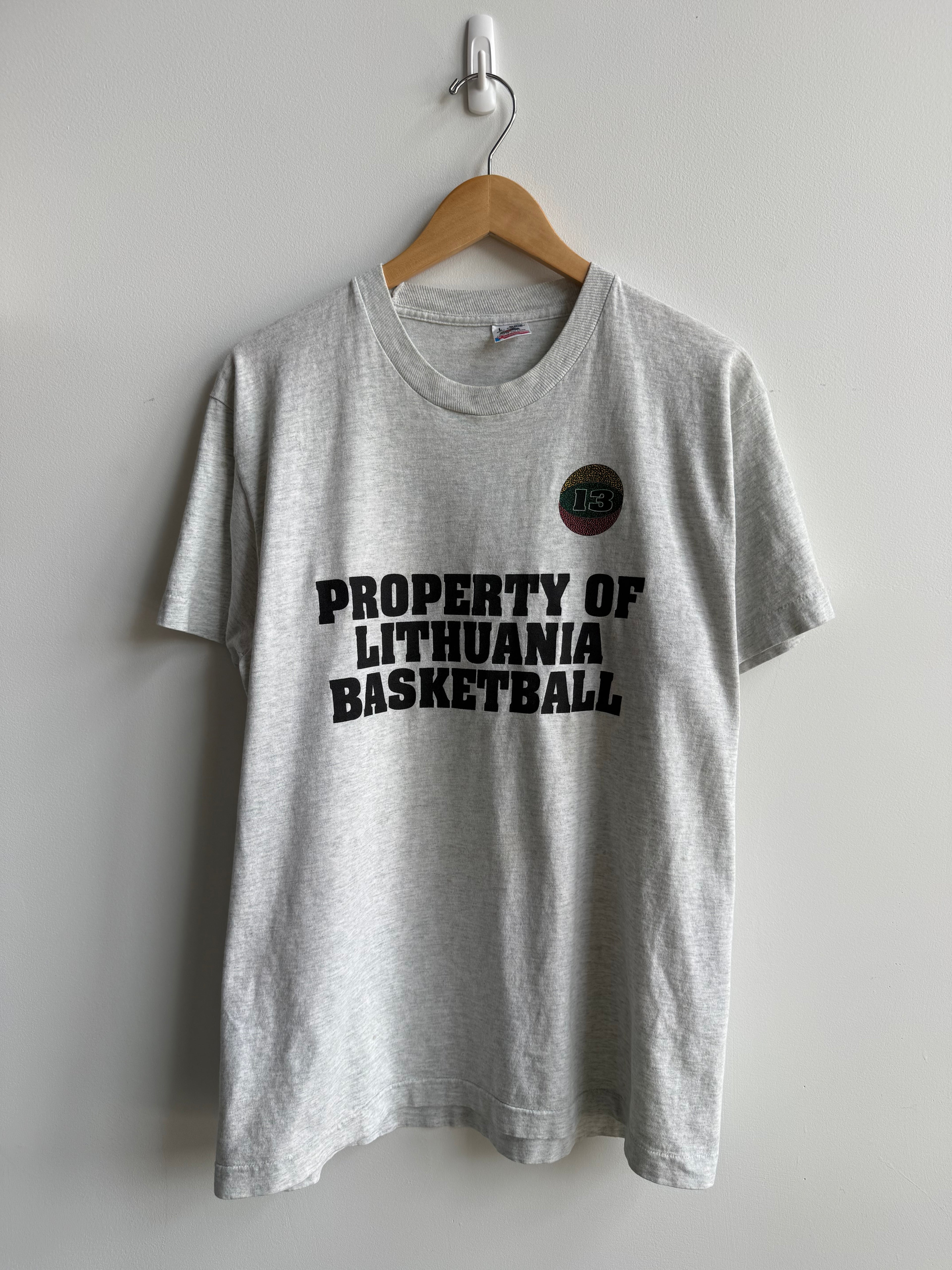 (L) Lithuania Basketball Tee