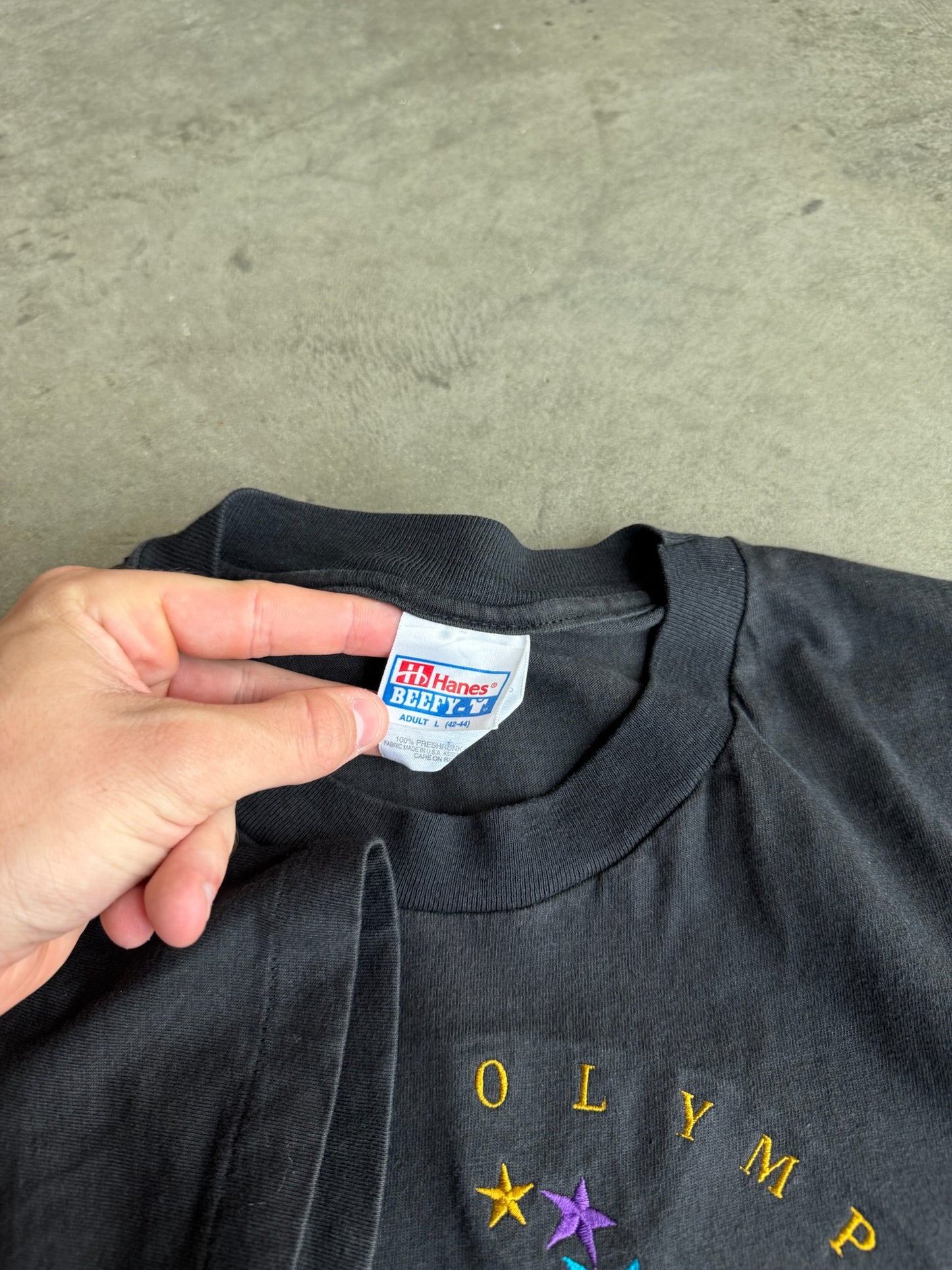 (L) Black Atlanta 1996 Olympics Tee