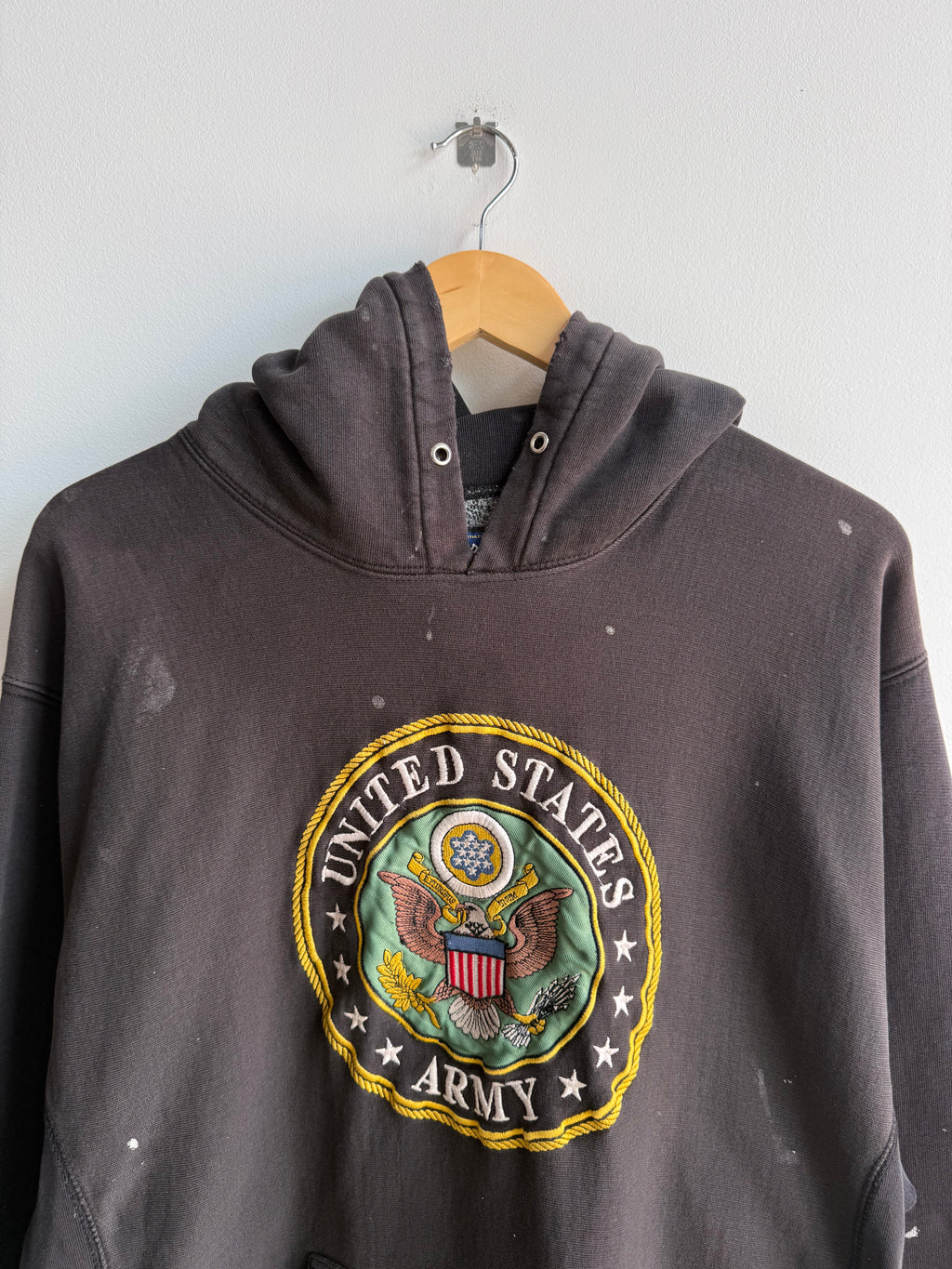 (XL) United States Army Distressed Hoodie