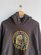 (XL) United States Army Distressed Hoodie