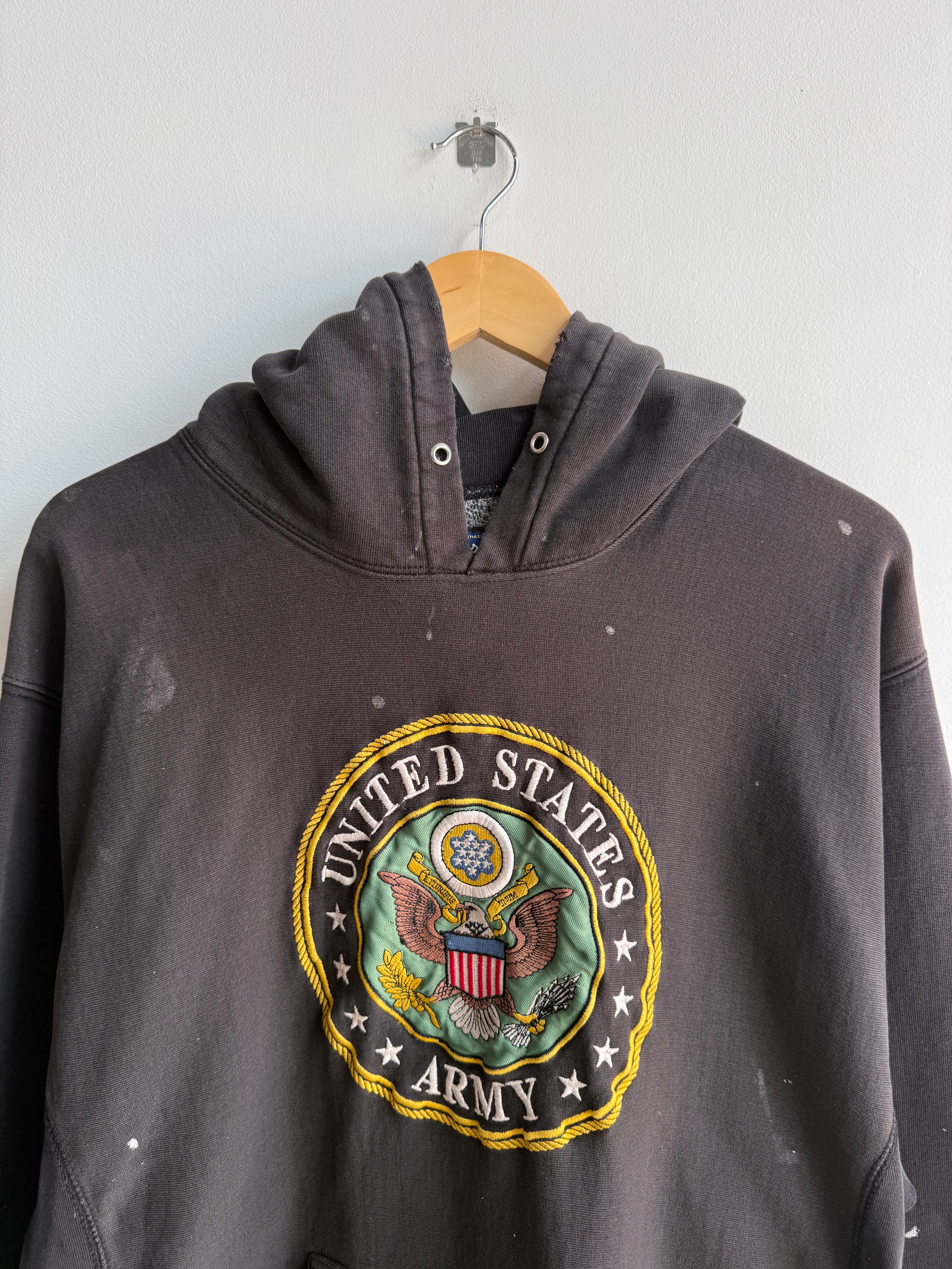 (XL) United States Army Distressed Hoodie