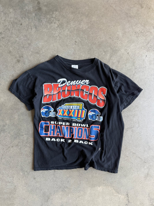 (L) Denver Broncos Back to Back Tee