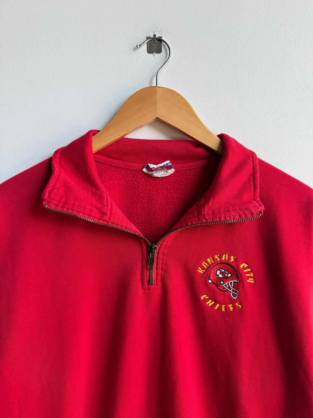 (XL) Kansas City Chiefs Quarter Zip