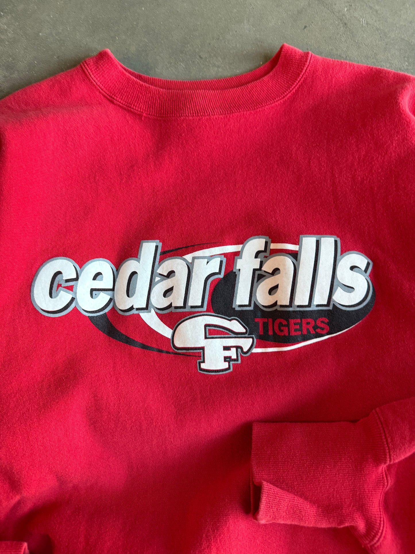 (XL) Cedar Falls Champion Reverse Weave Crew