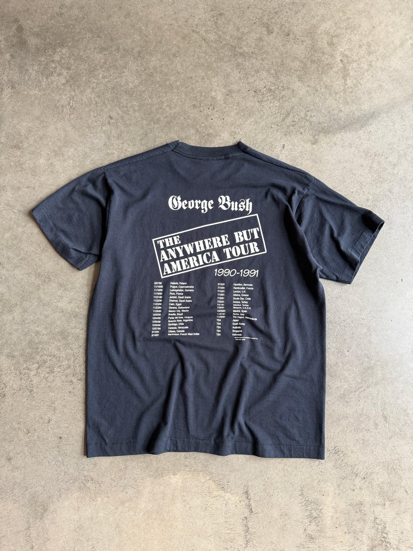 (L) George Bush Tour Tee