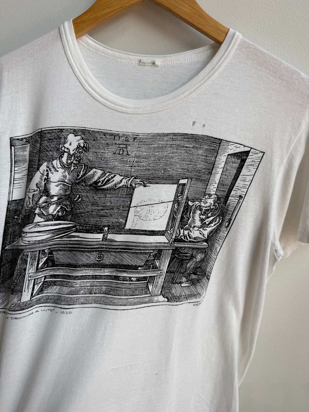 (M) Draftsman Drowing a Lute Tee
