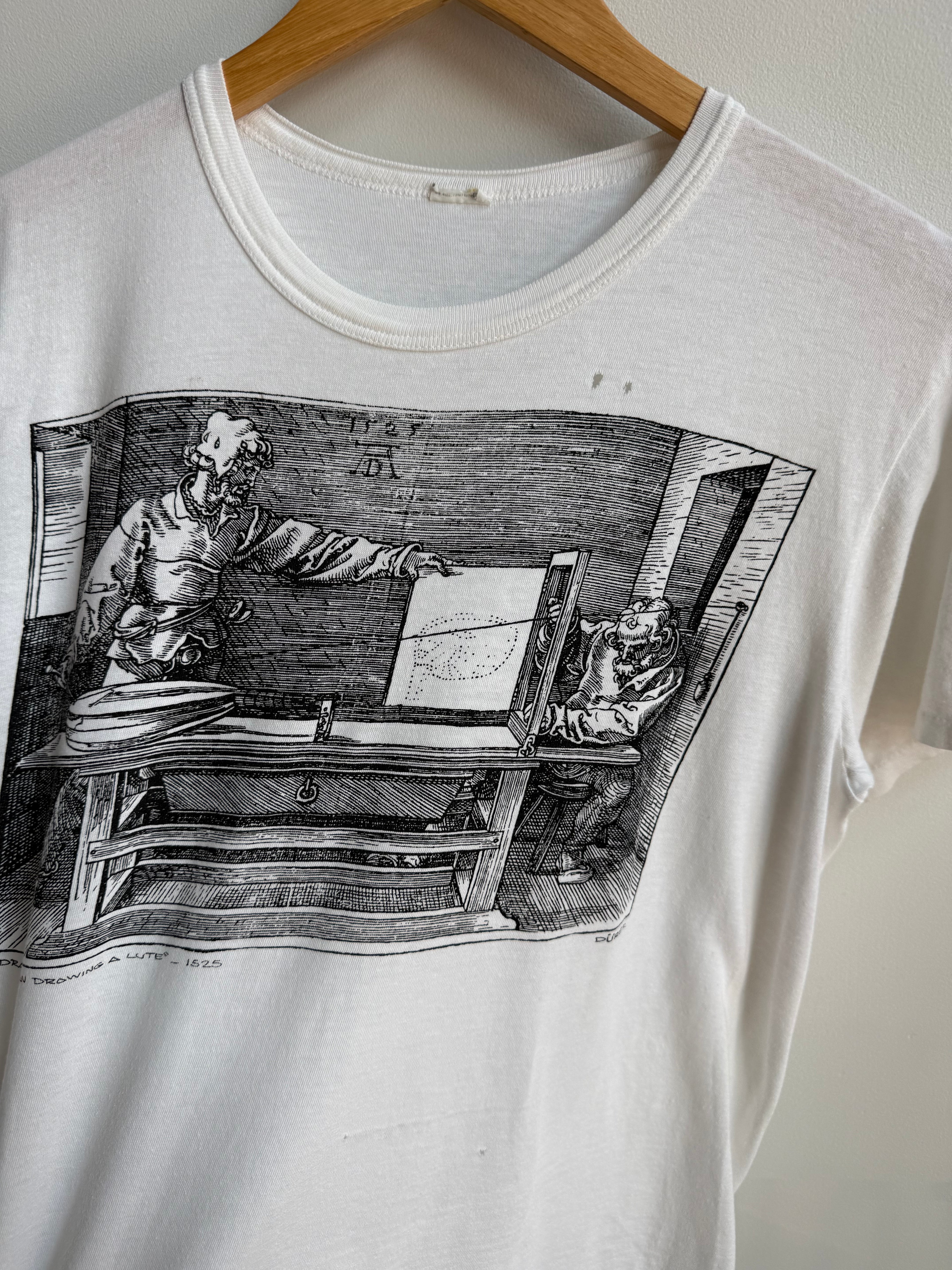 (M) Draftsman Drowing a Lute Tee