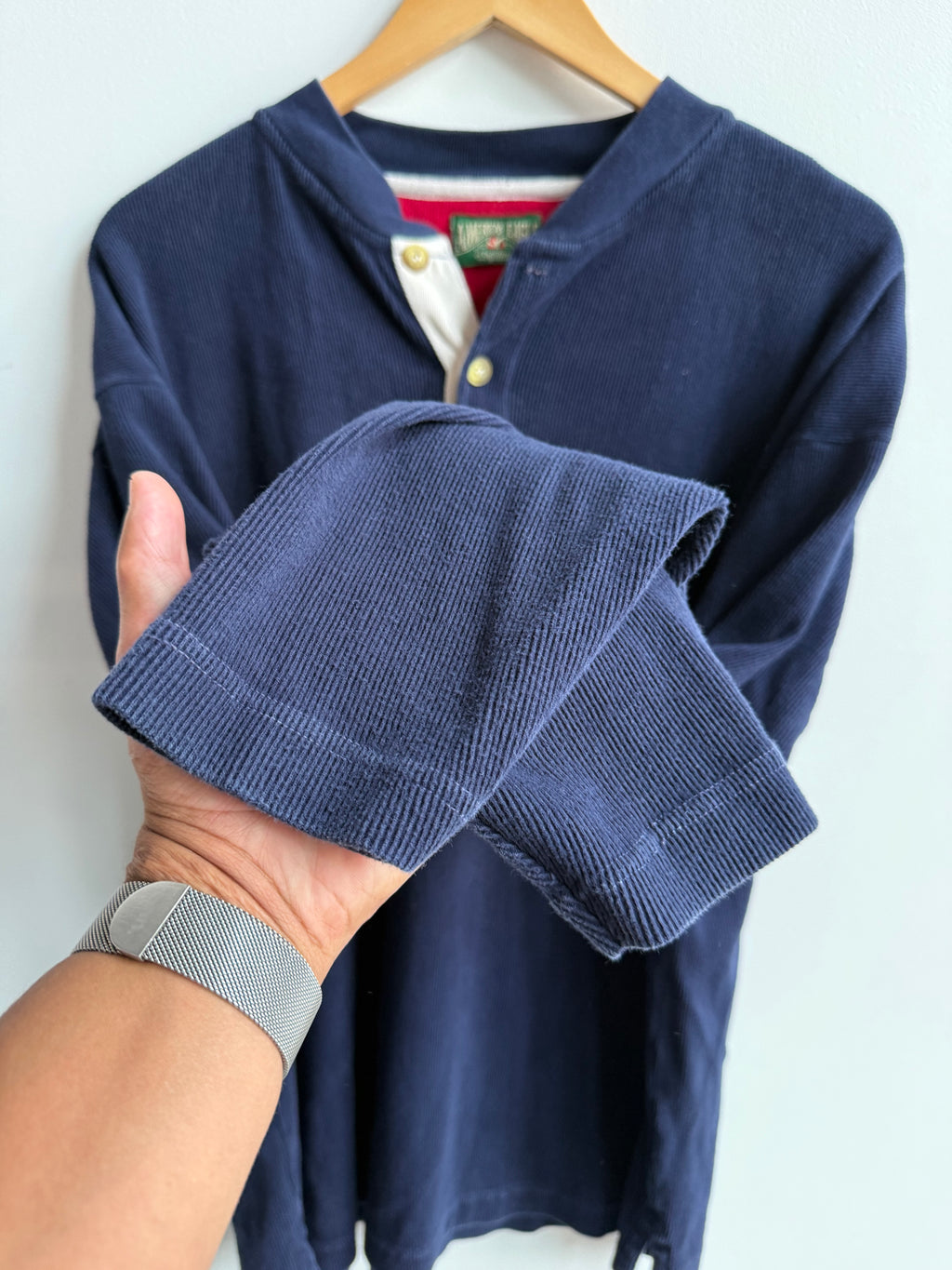 (L) American Eagle Henley Shirt