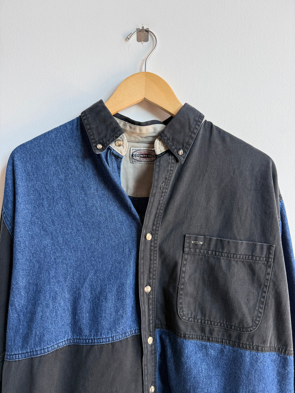 (M) County Seat Denim Shirt