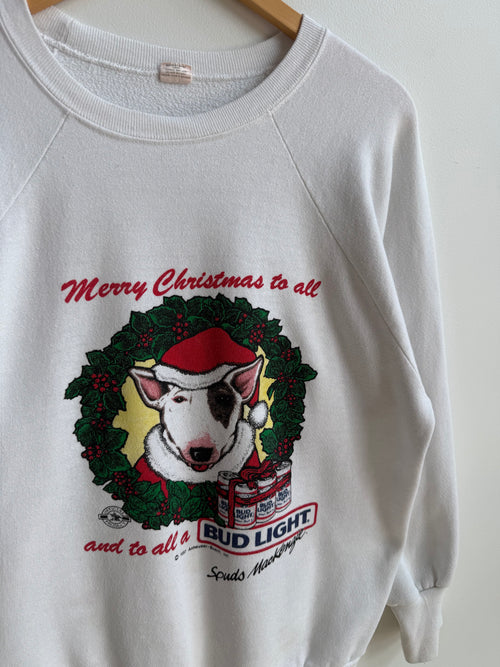 (L) Bud Light Spud Mackenzie Christmas Crew