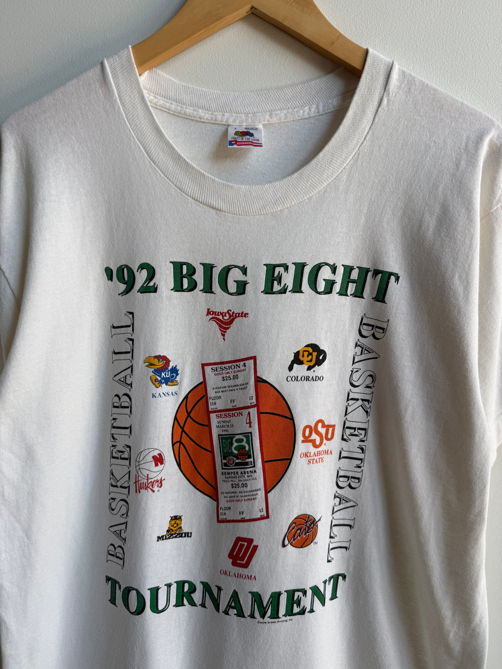 (L) 1992 Big Eight Tournament Tee