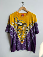 (XL) Minnesota Vikings Tie Dye Tee