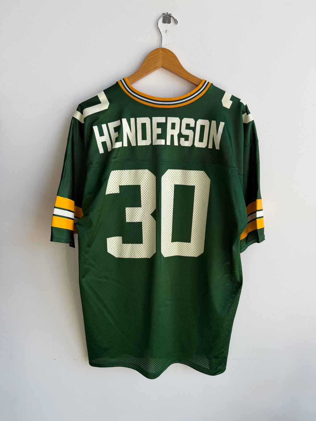 (L) Green Bay Packers Henderson Jersey