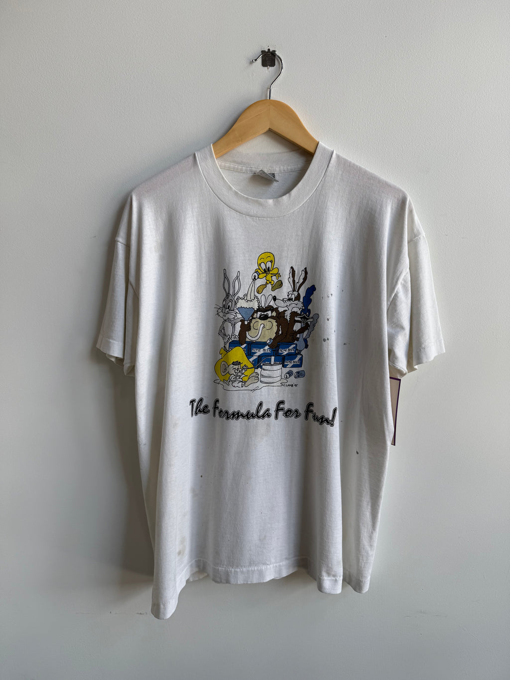 (XL) Formula For Fun Beer Looney Tunes Tee