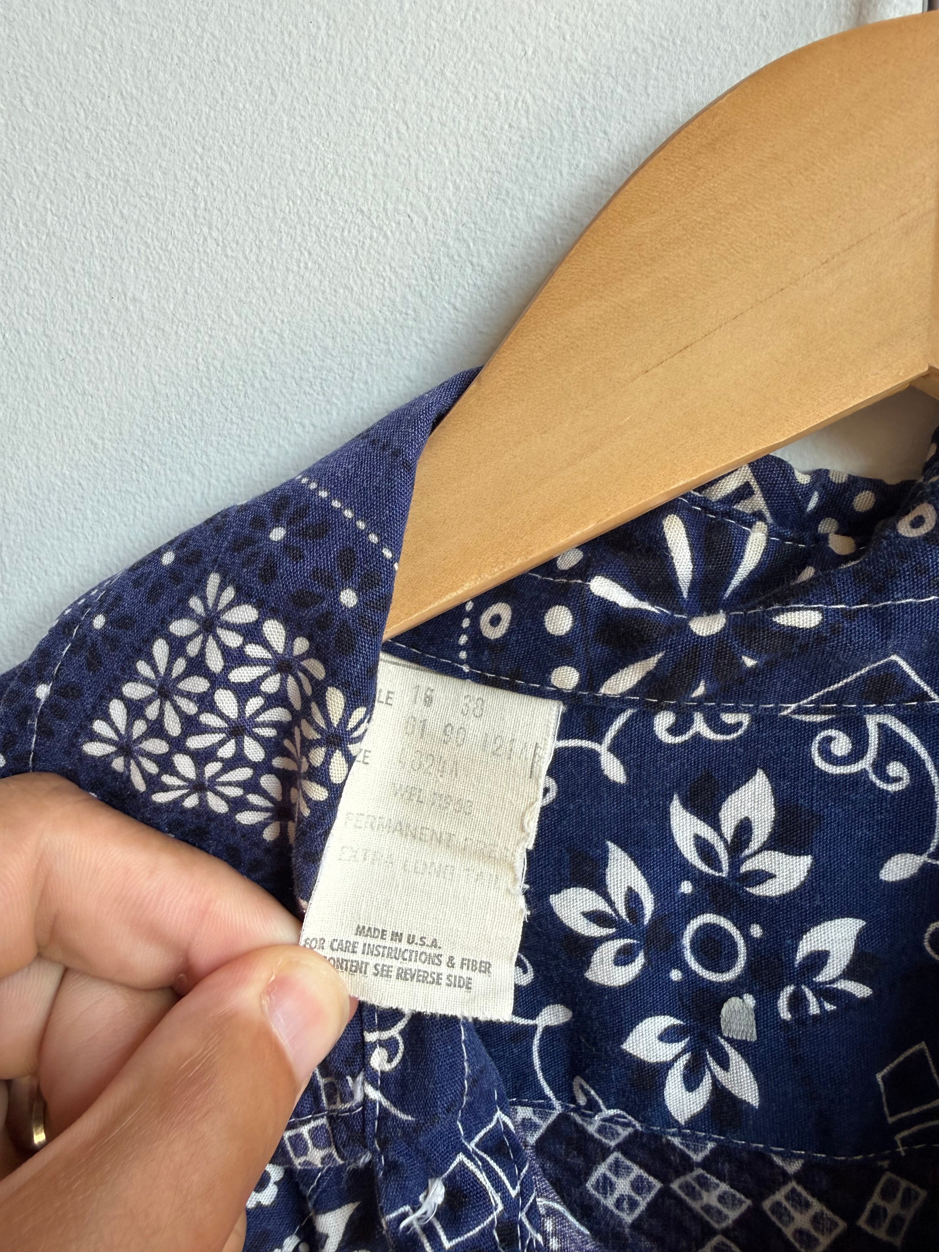 (L) Paisley Pearl Snap Shirt
