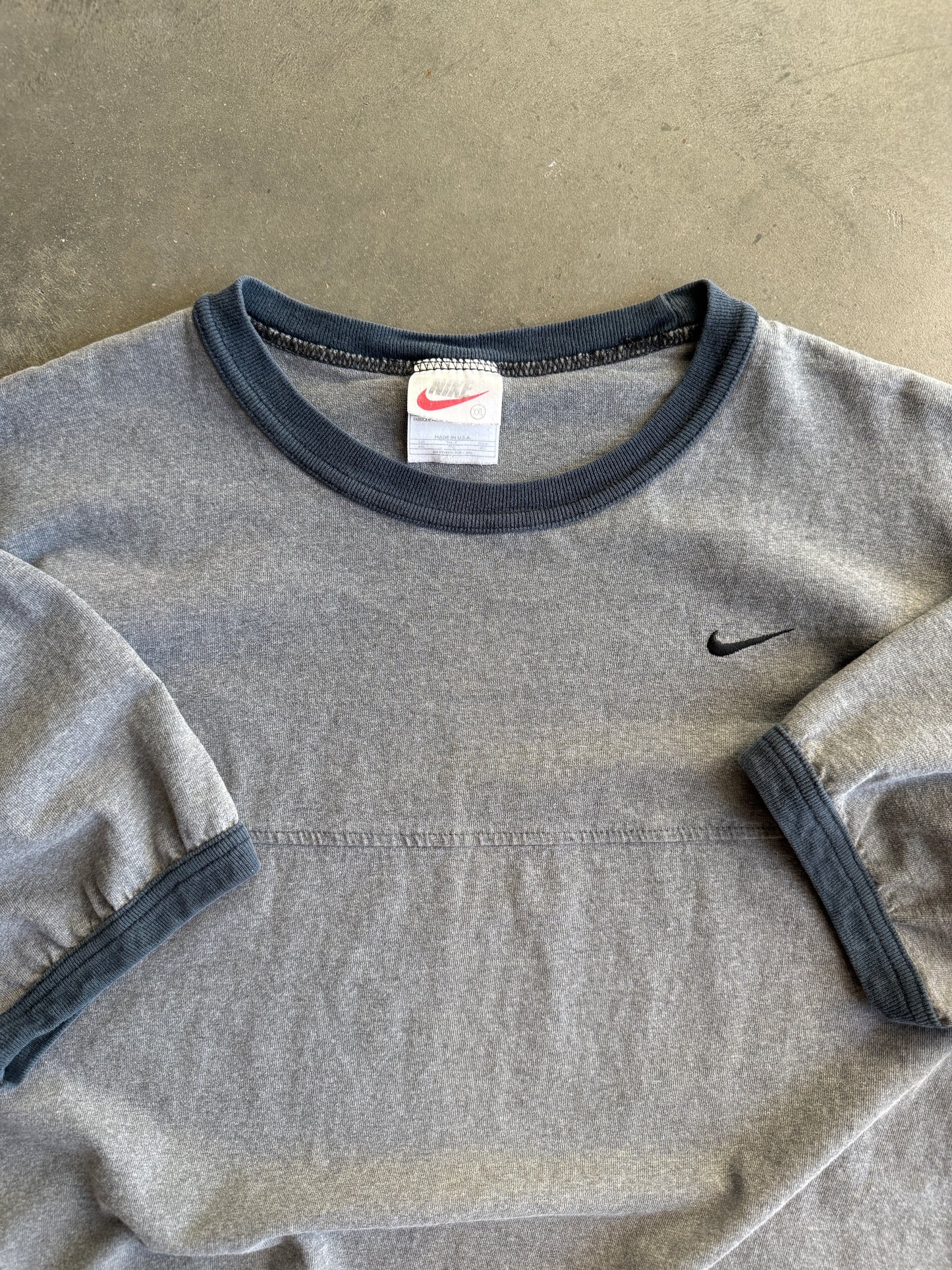 (XXL) Grey Nike Ringer Tee