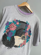 (XL) Cats and Flower Tee
