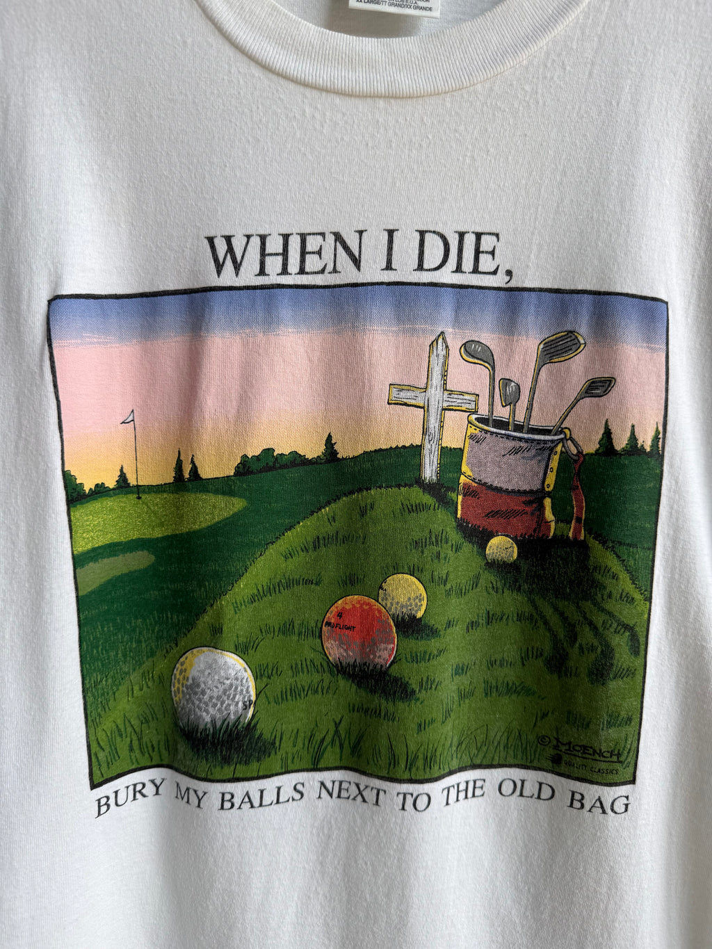 (XXL) When I Die Golf Tee