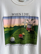 (XXL) When I Die Golf Tee