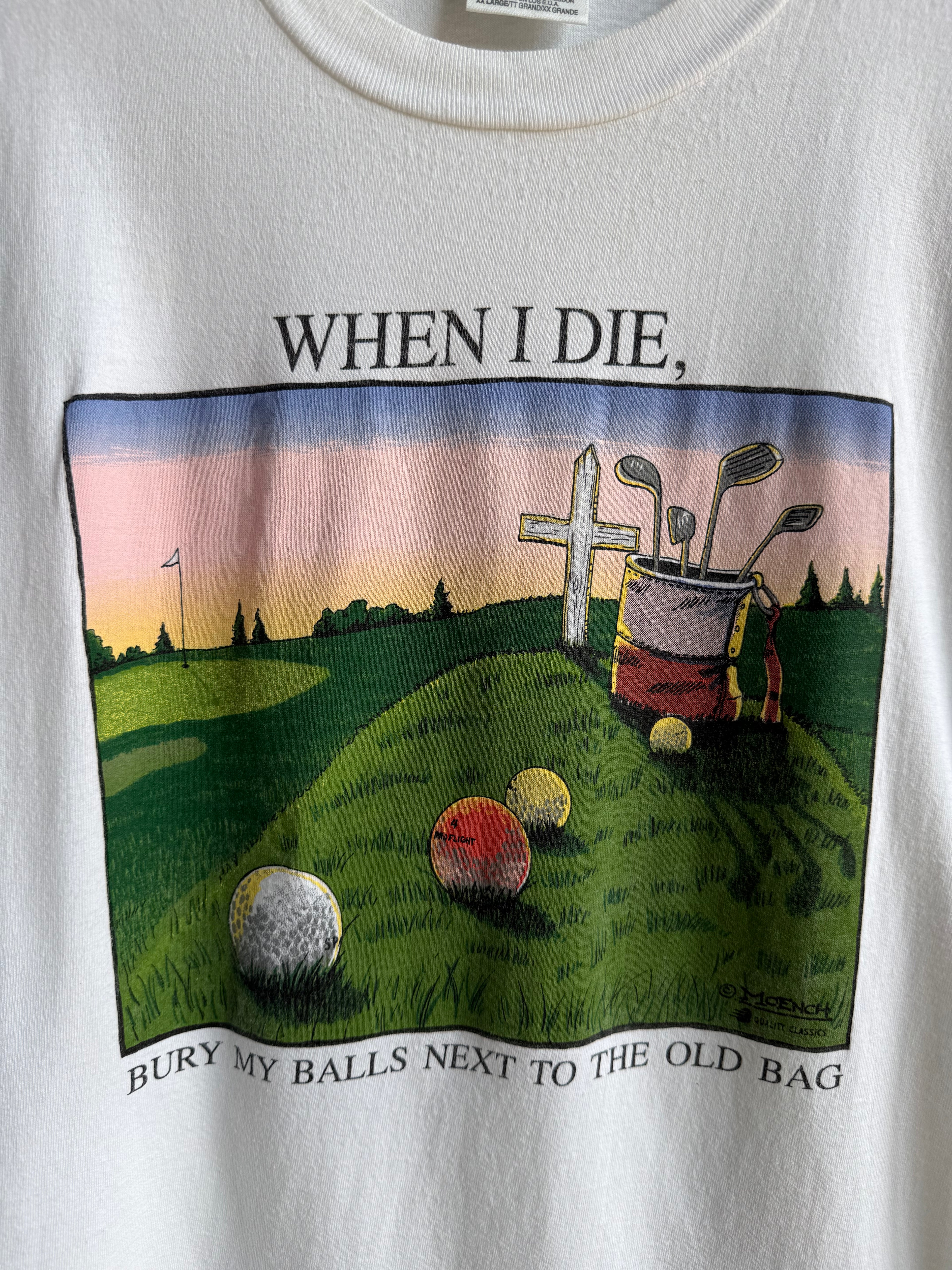 (XXL) When I Die Golf Tee