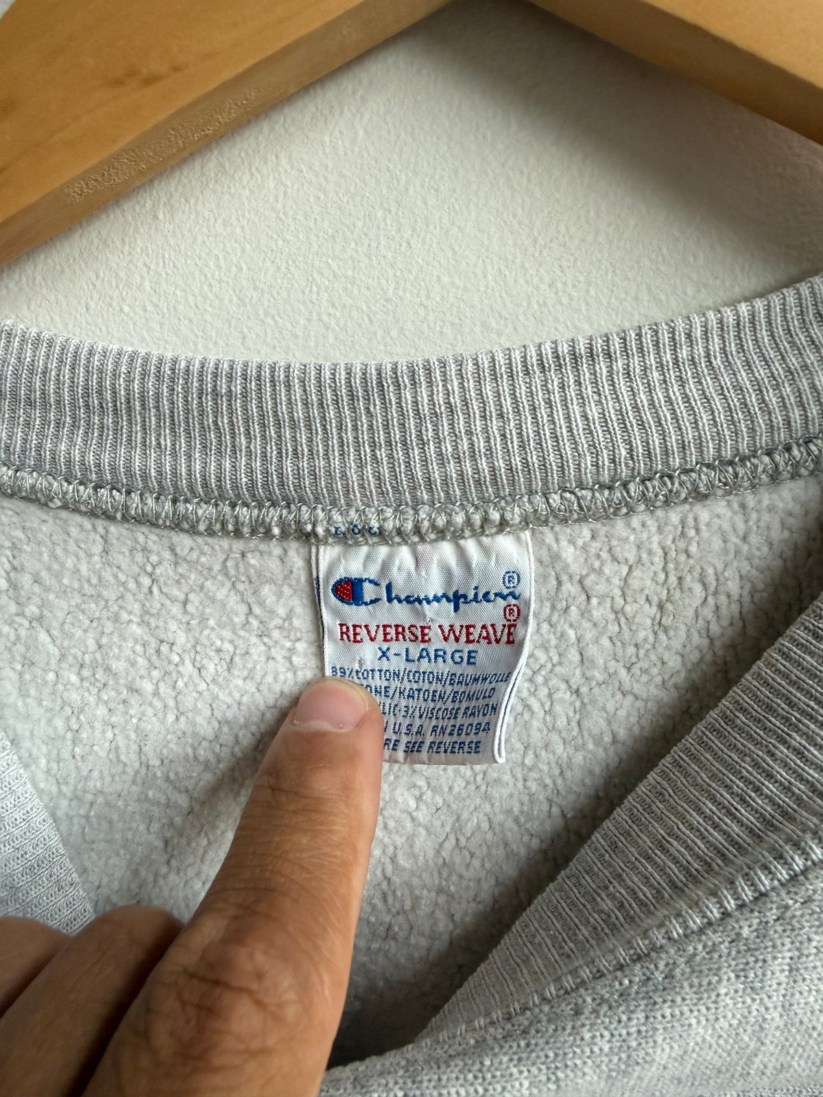 (XL) University of Michigan Champion Reverse Weave Crew