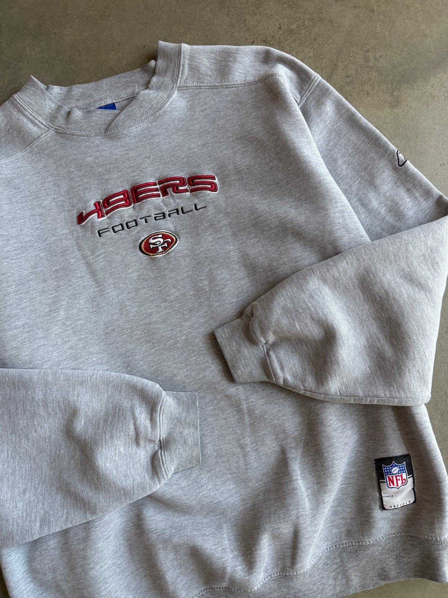 (L) San Francisco 49ers Reebok Crew