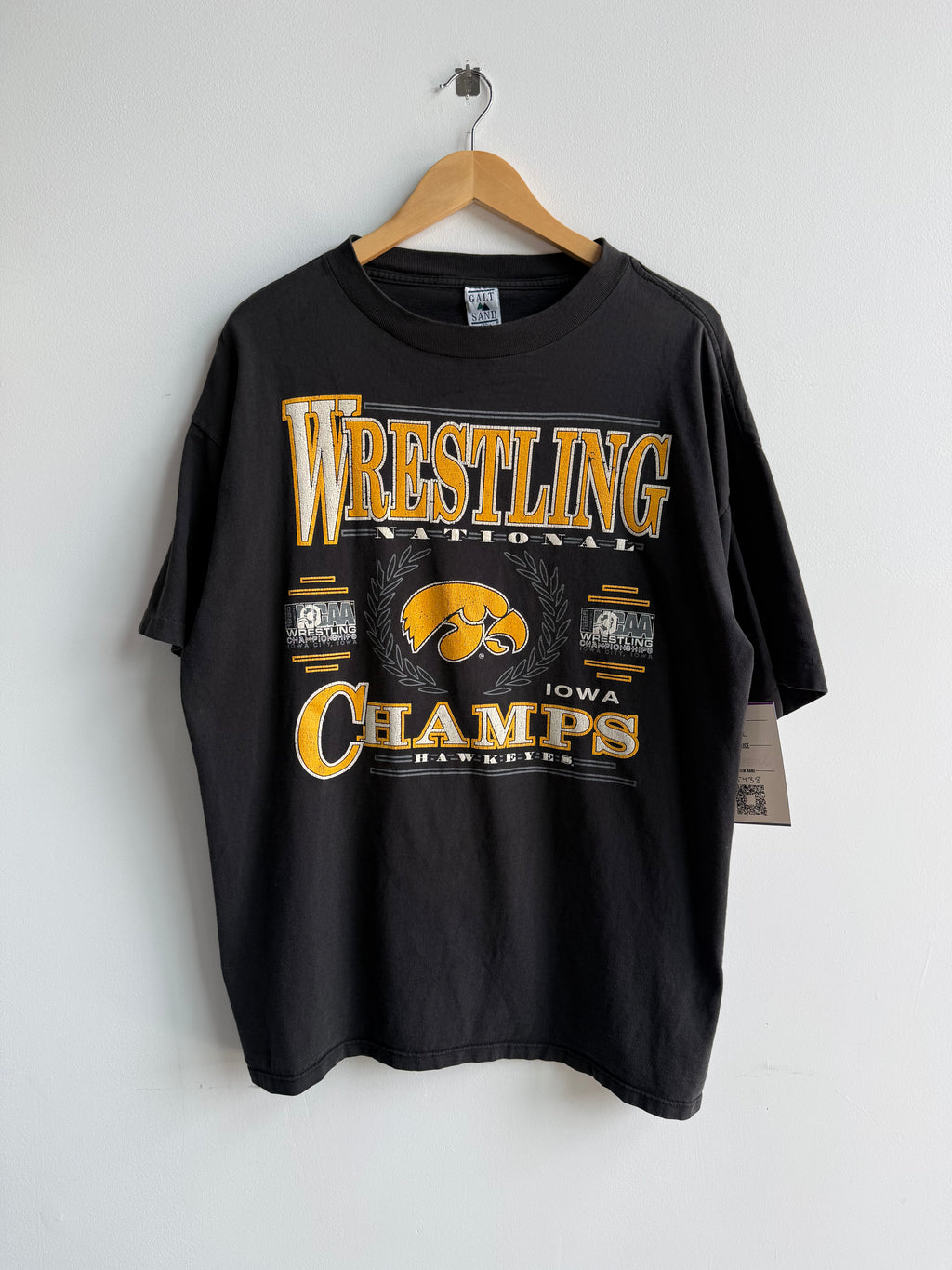 (XL) Iowa Wrestling National Champs Tee