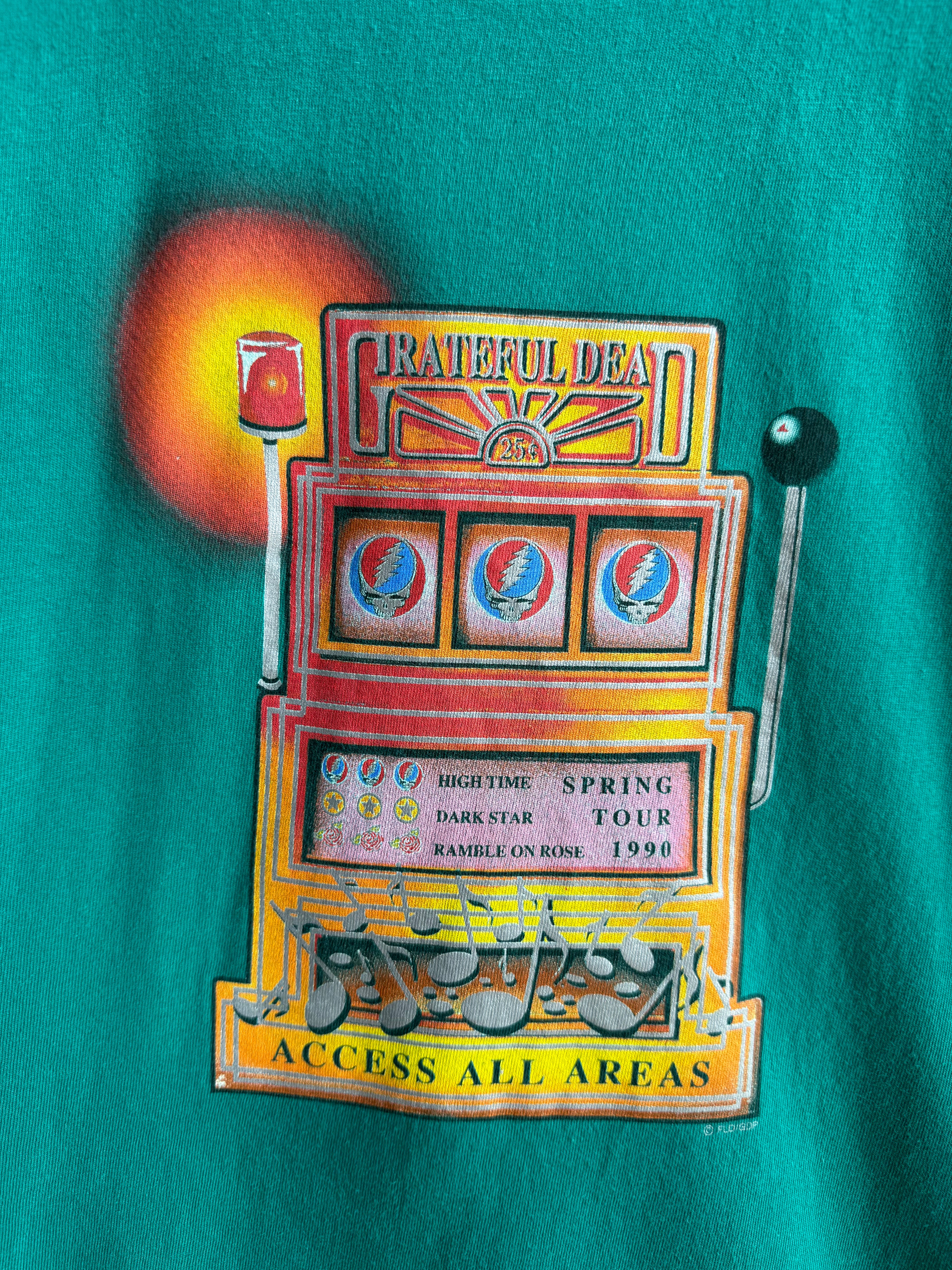 (M) Grateful Dead Spring Tour 1990 Tee
