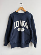 (L) Iowa Reverse Weave Crew