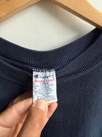 (L) Navy Champion Reverse Weave Crew
