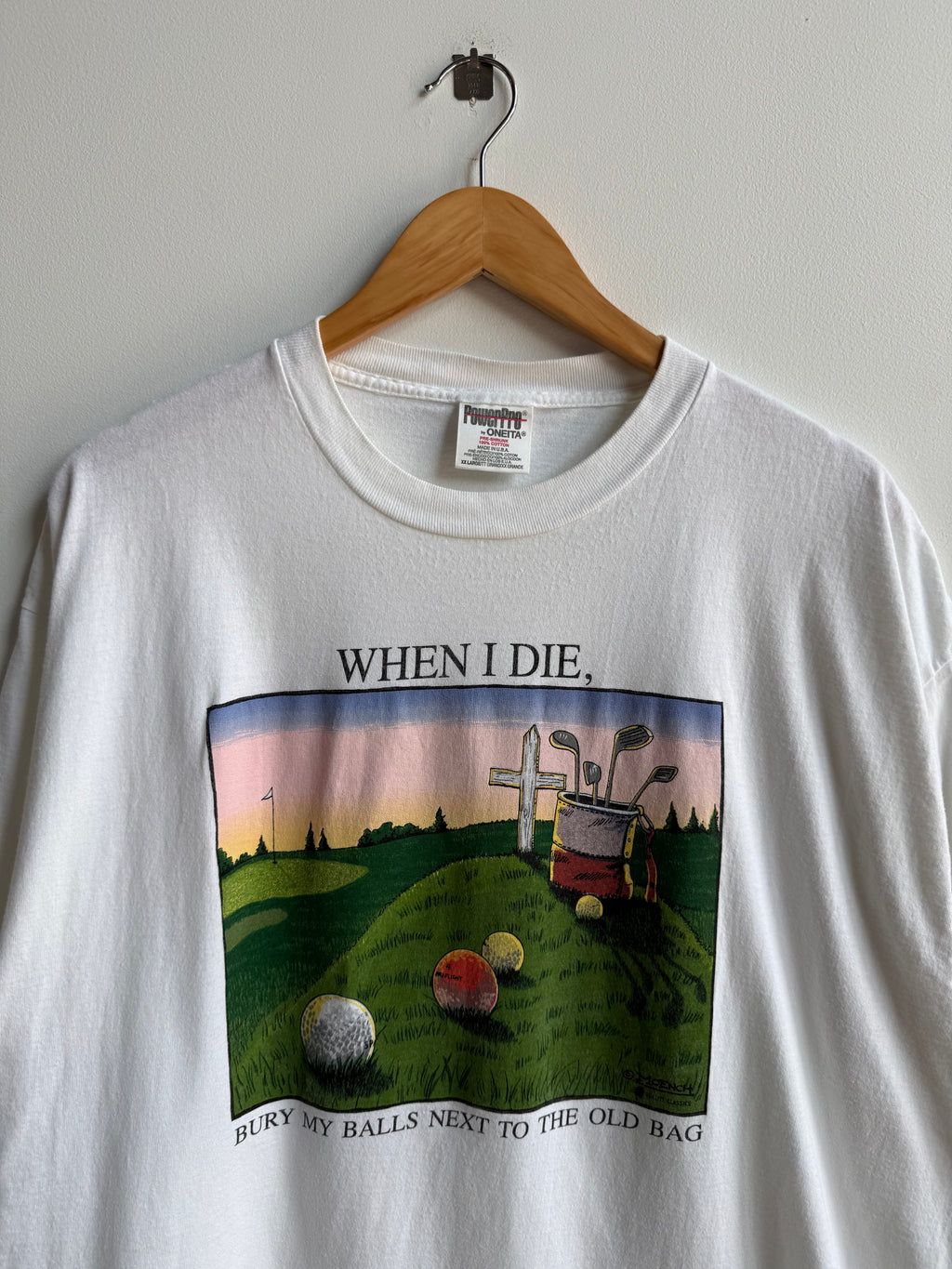 (XXL) When I Die Golf Tee