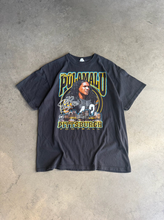 (XL) Pittsburgh Steelers Troy Polamalu Tee