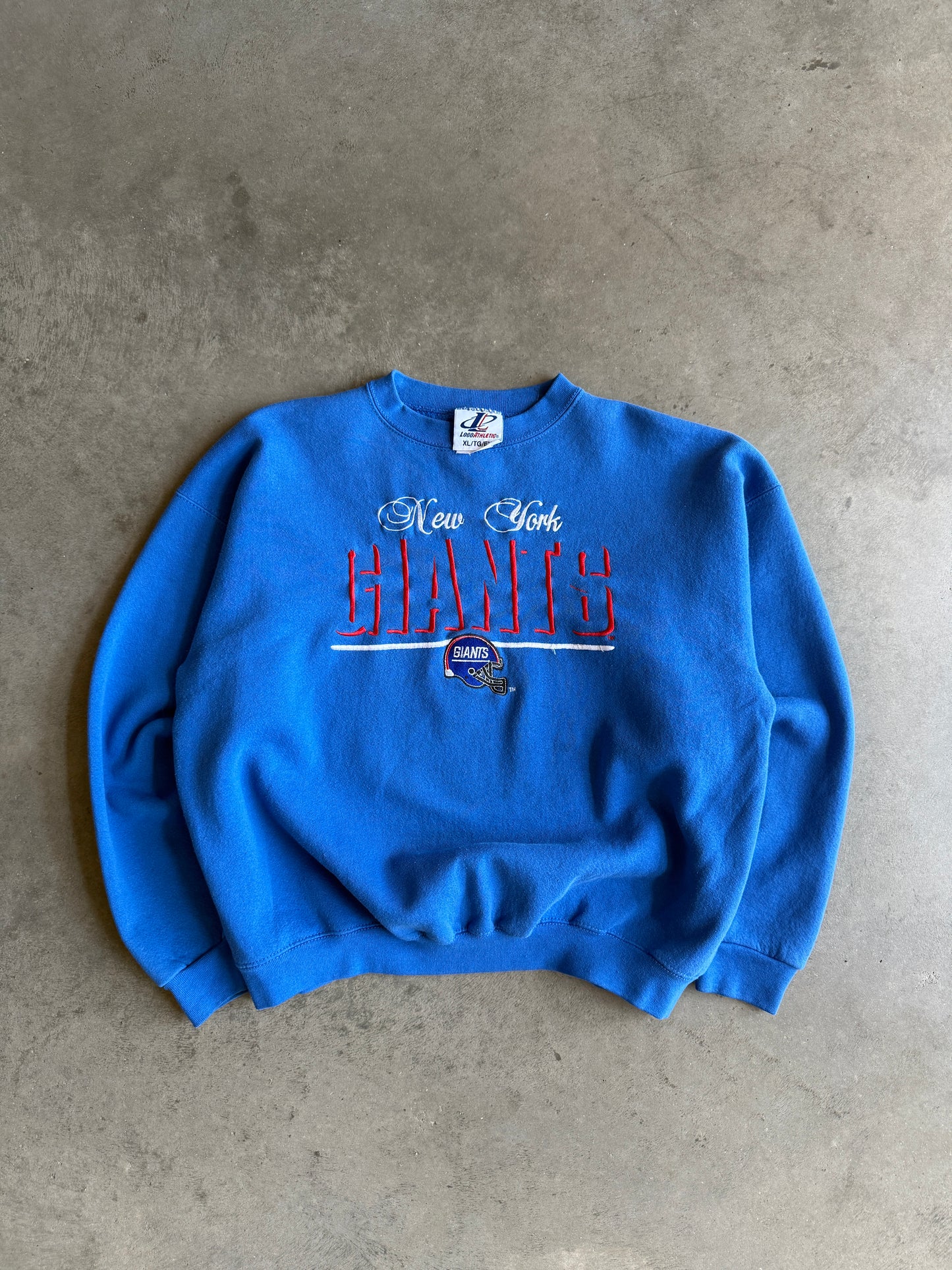 (XL) New York Giants Logo Athletic Crew