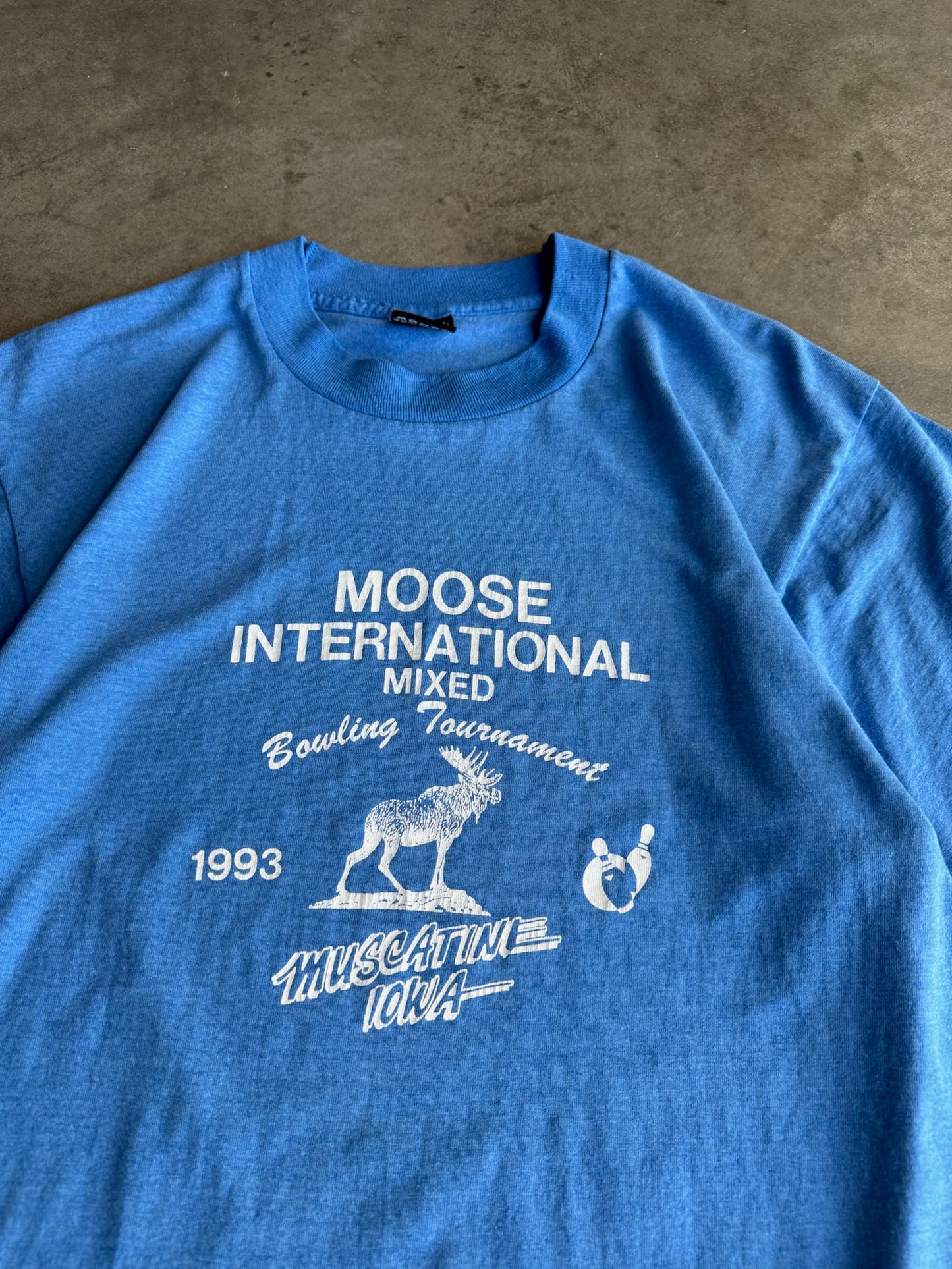 (L) Moose Bowling Tee