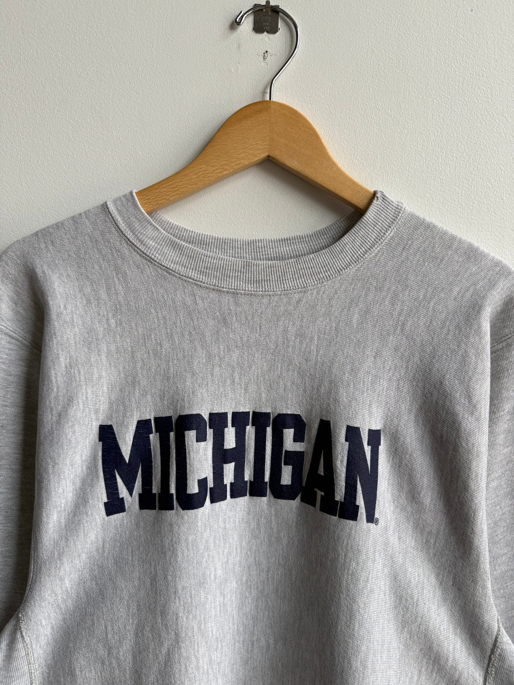 (XL) Michigan Reverse Weave Crew
