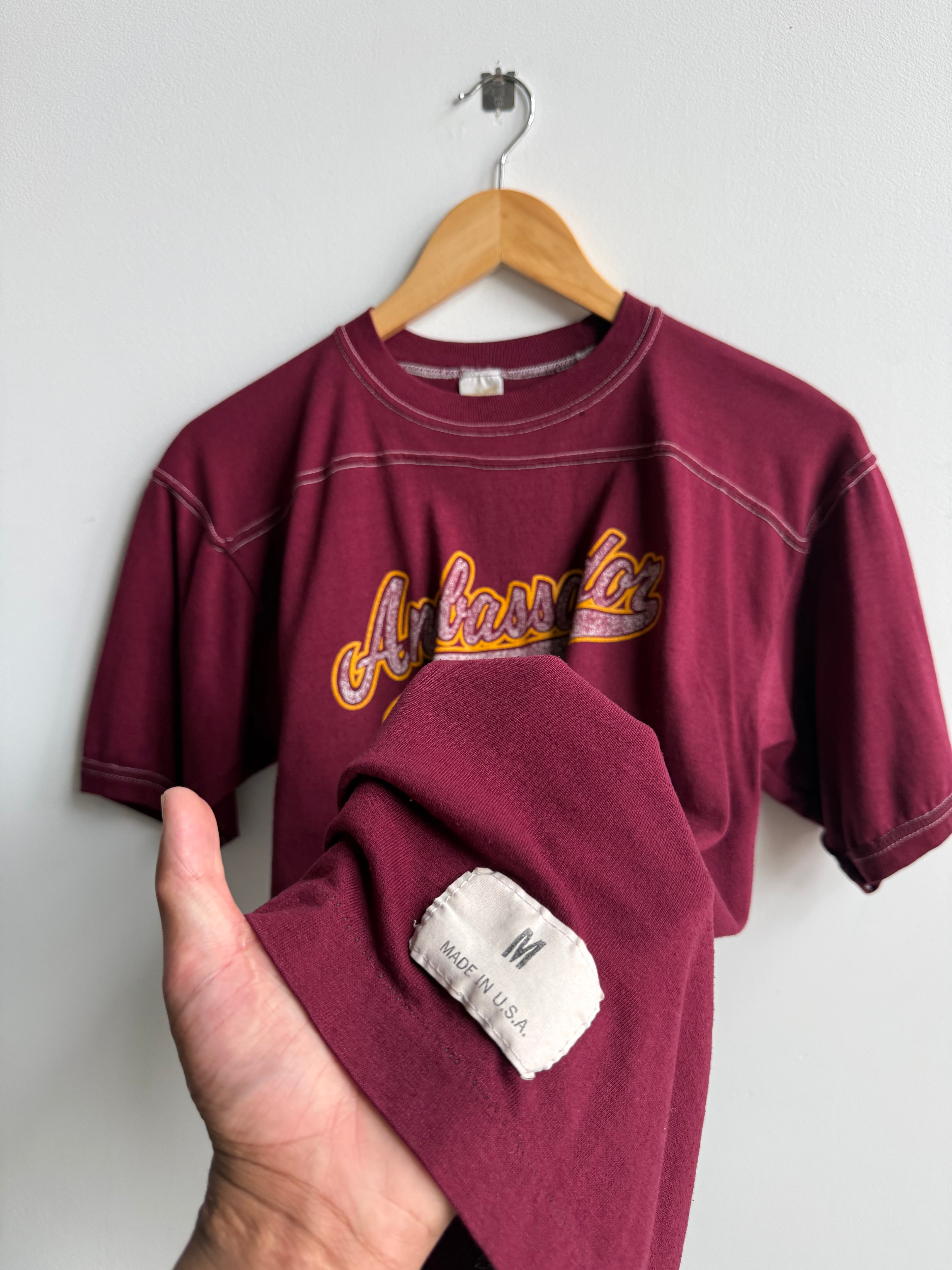 (M) Ambassador College Tee