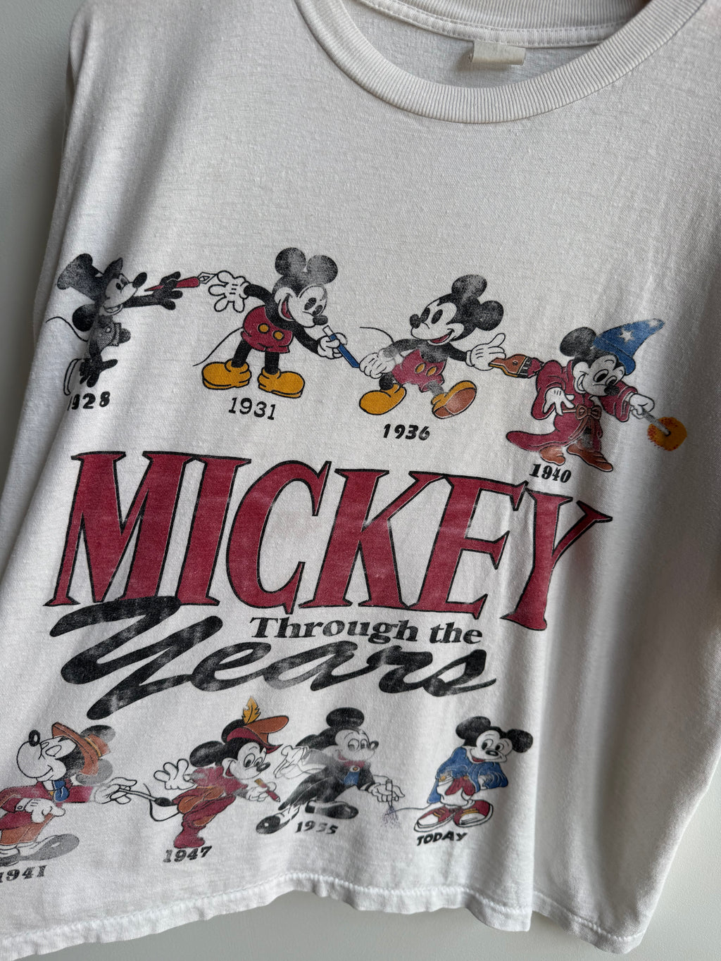 (L) Mickey Through the Years Tee