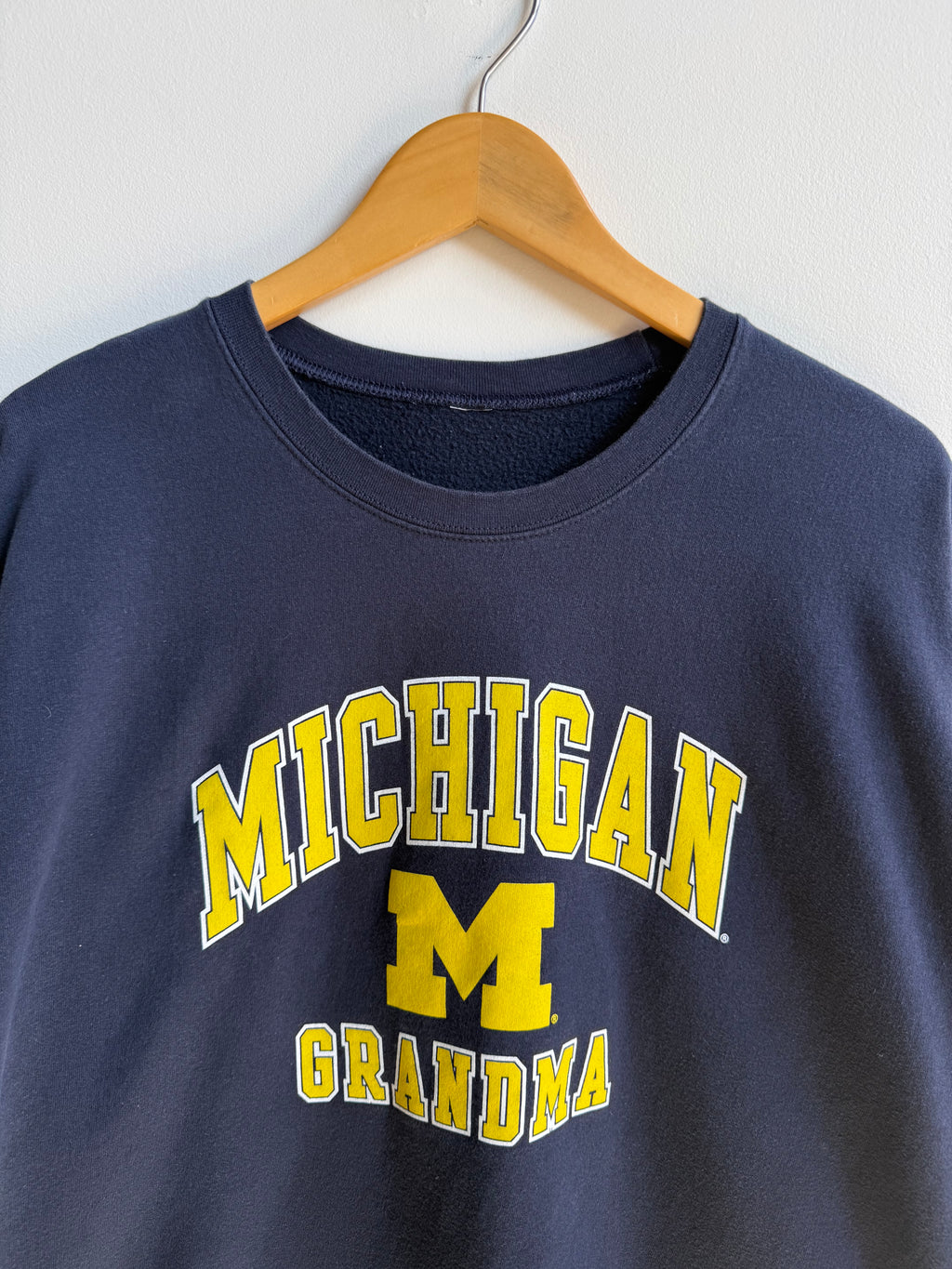 (XL) Michigan Wolverines Grandma Crew