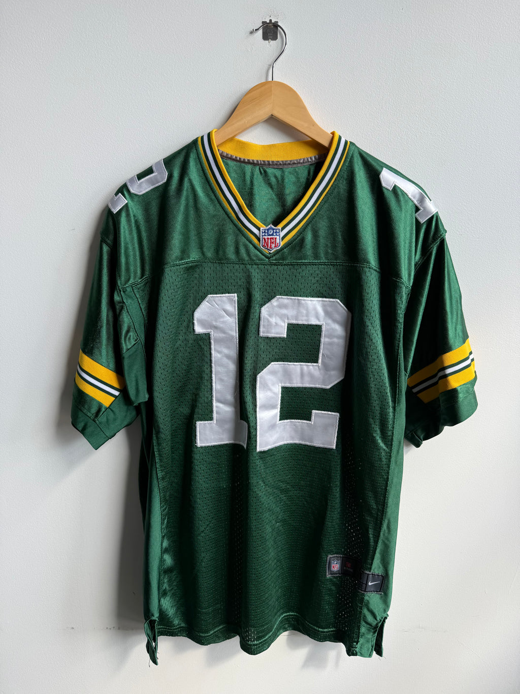 (L) Green Bay Packers Aaron Rodger’s Jersey