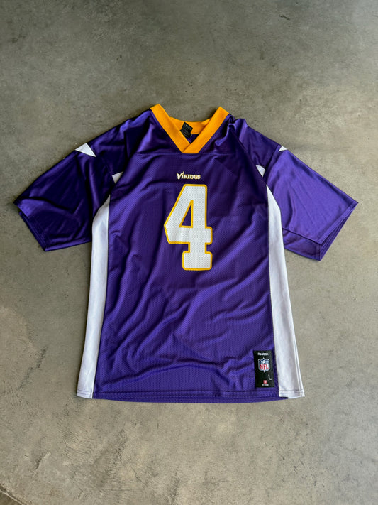 (L) Minnesota Vikings Brett Favre Jersey