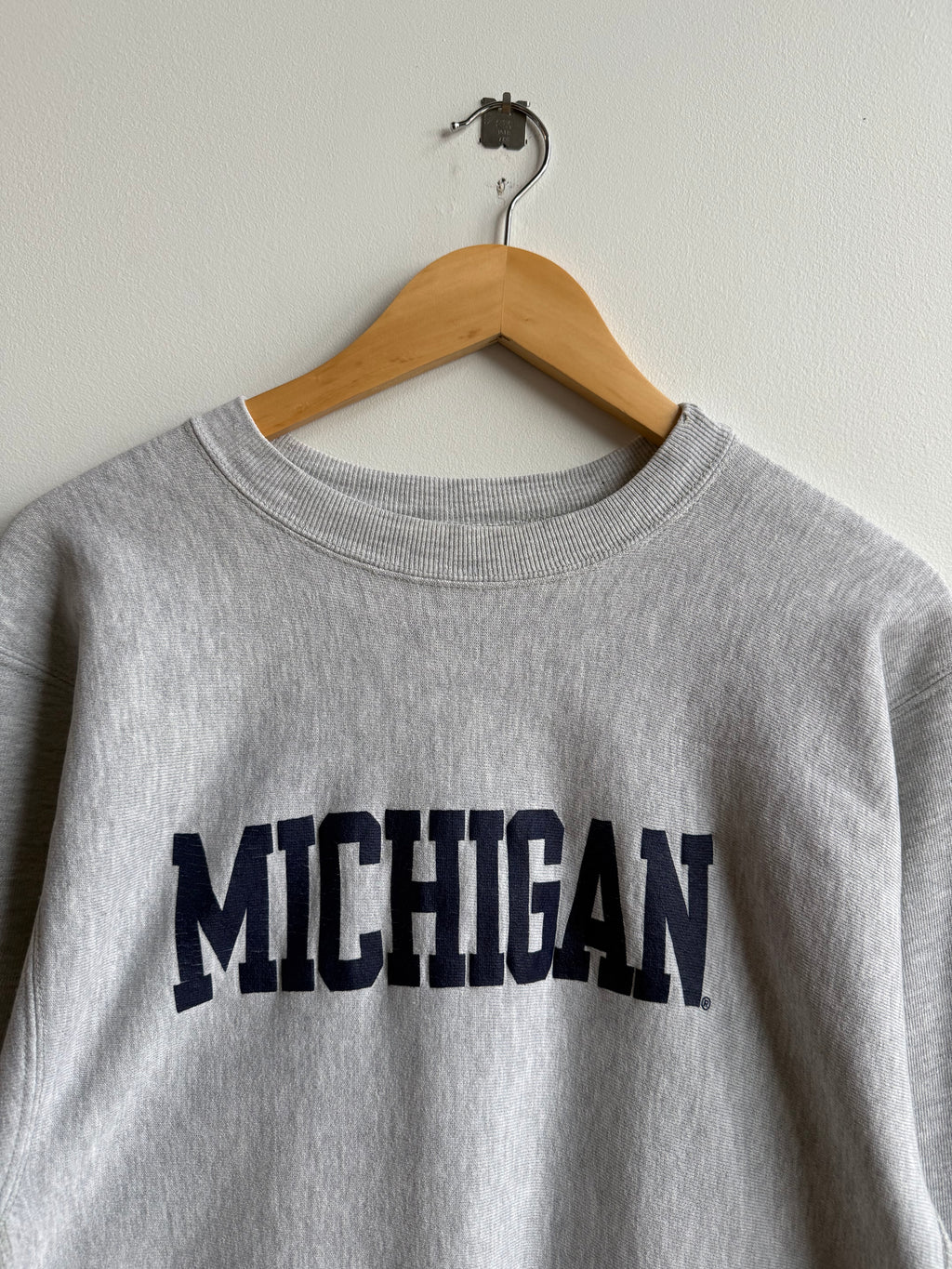 (XL) University of Michigan Champion Reverse Weave Crew