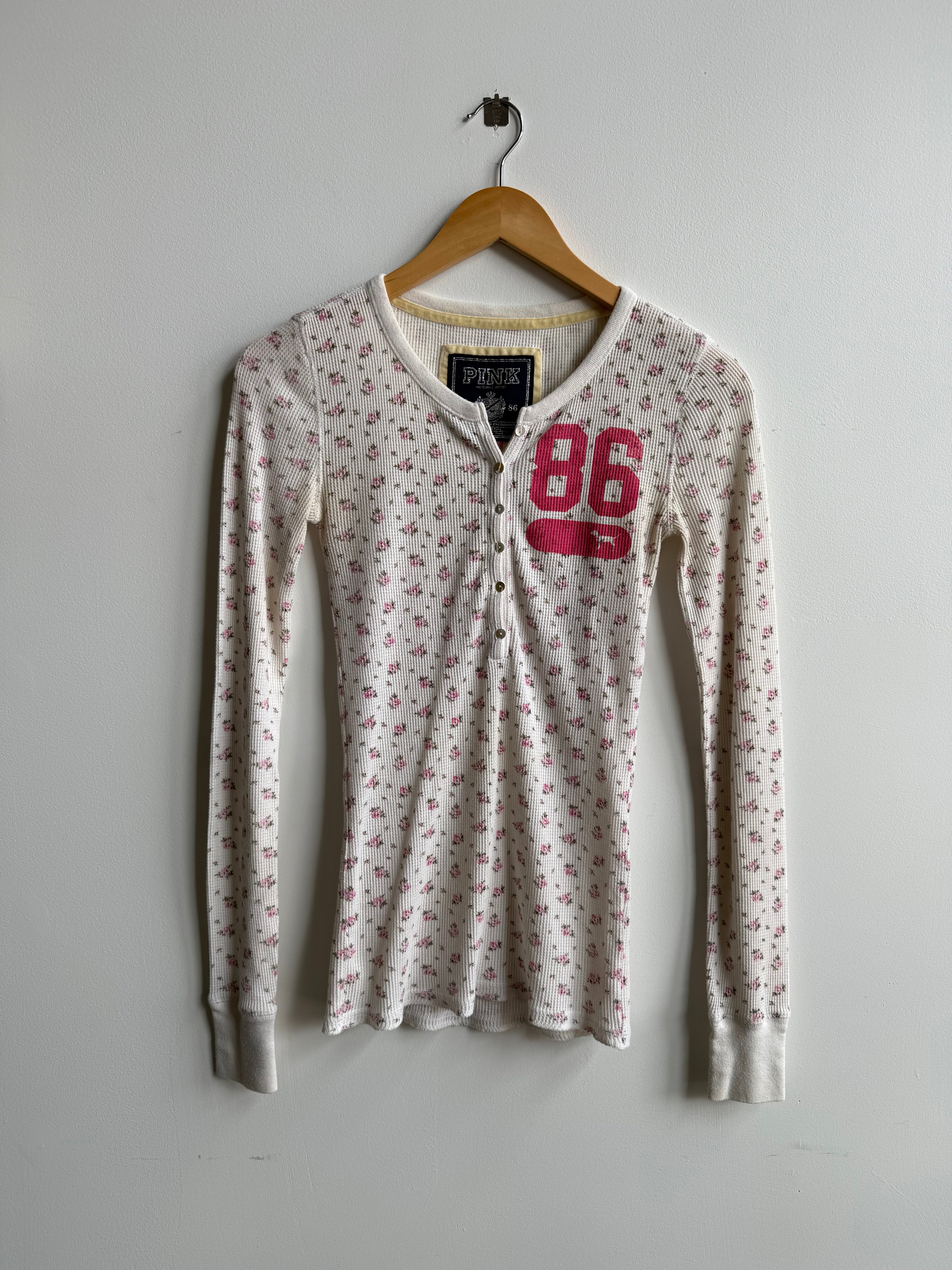 (S) Pink Thermal Tee