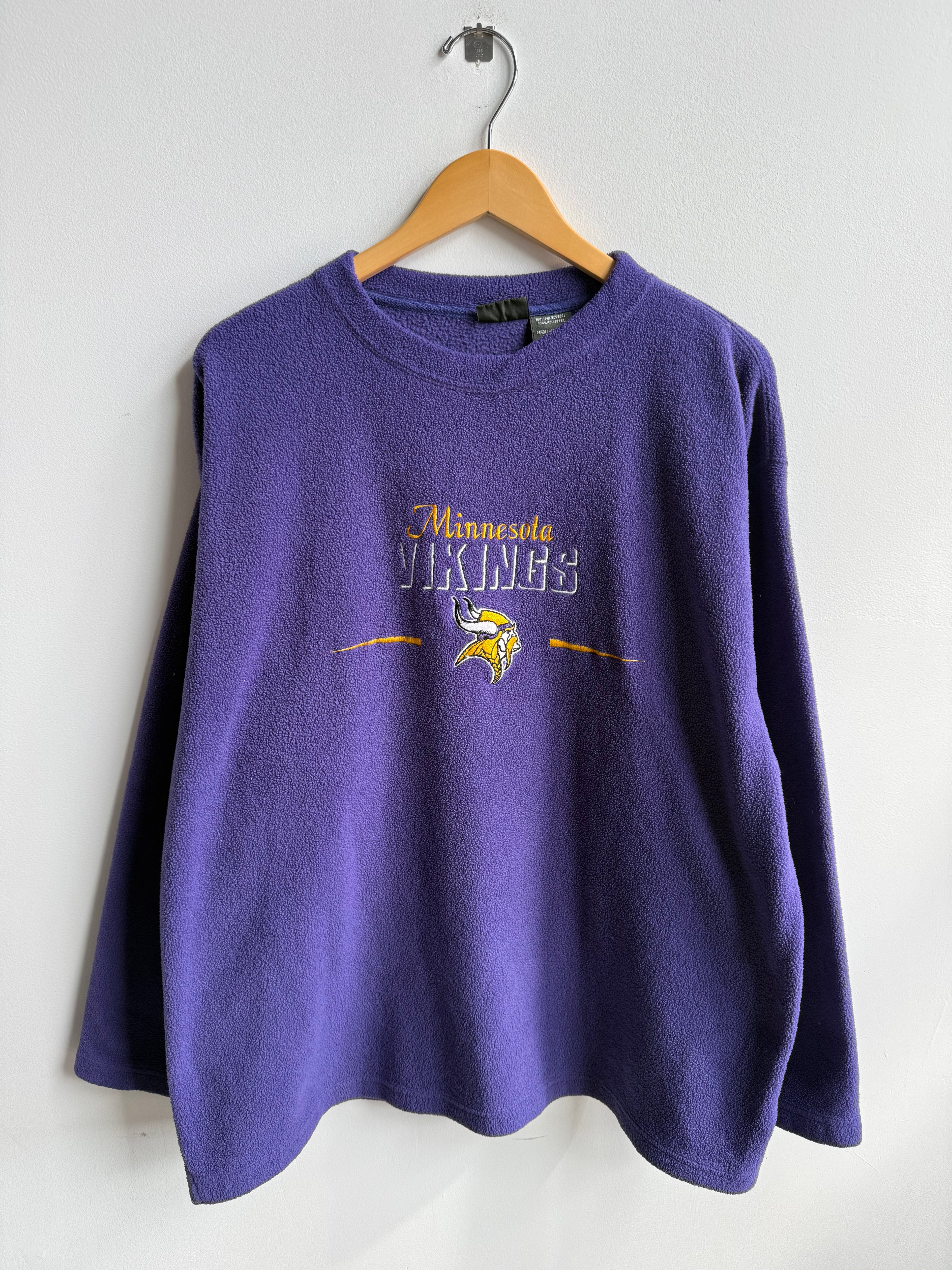 (XL) Minnesota Vikings Fleece Crew