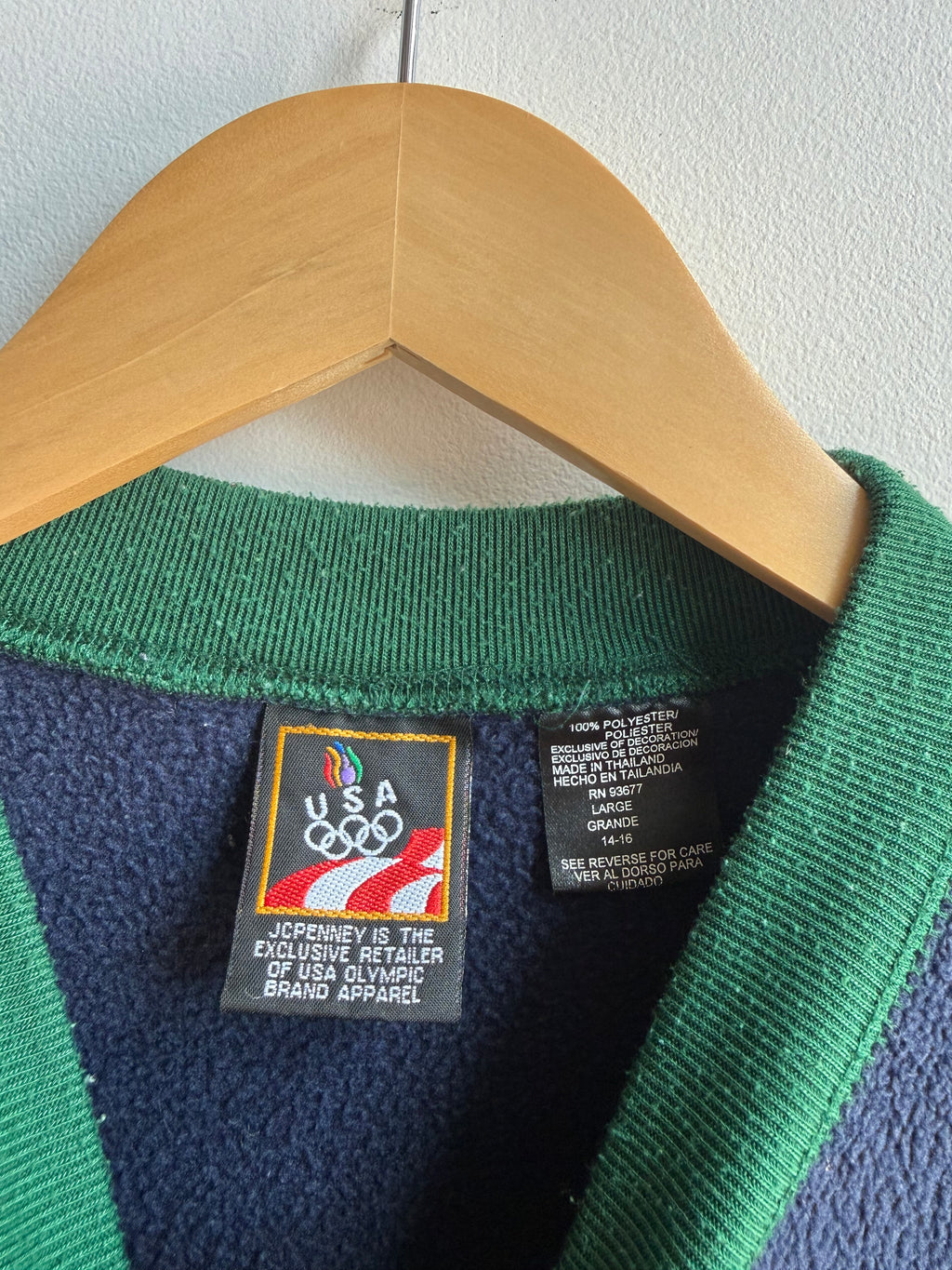 (S) USA Olympic Fleece Crew