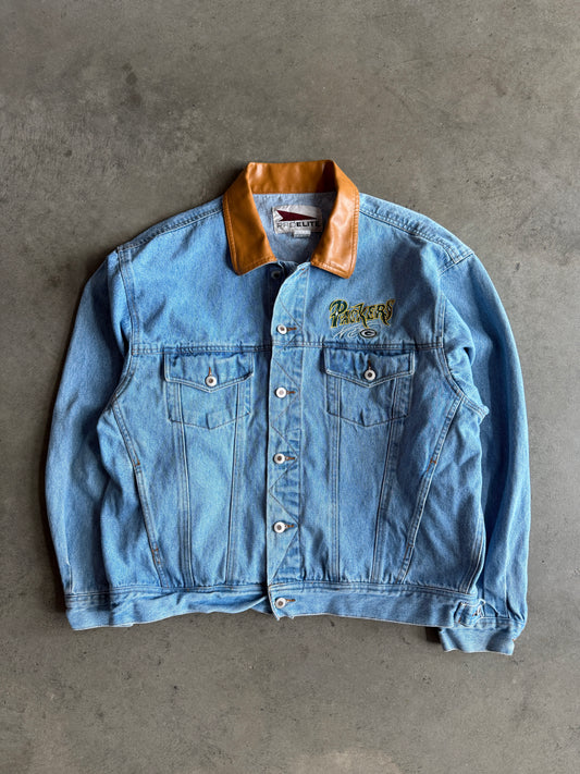 (XL) Green Bay Packers Denim Jacket