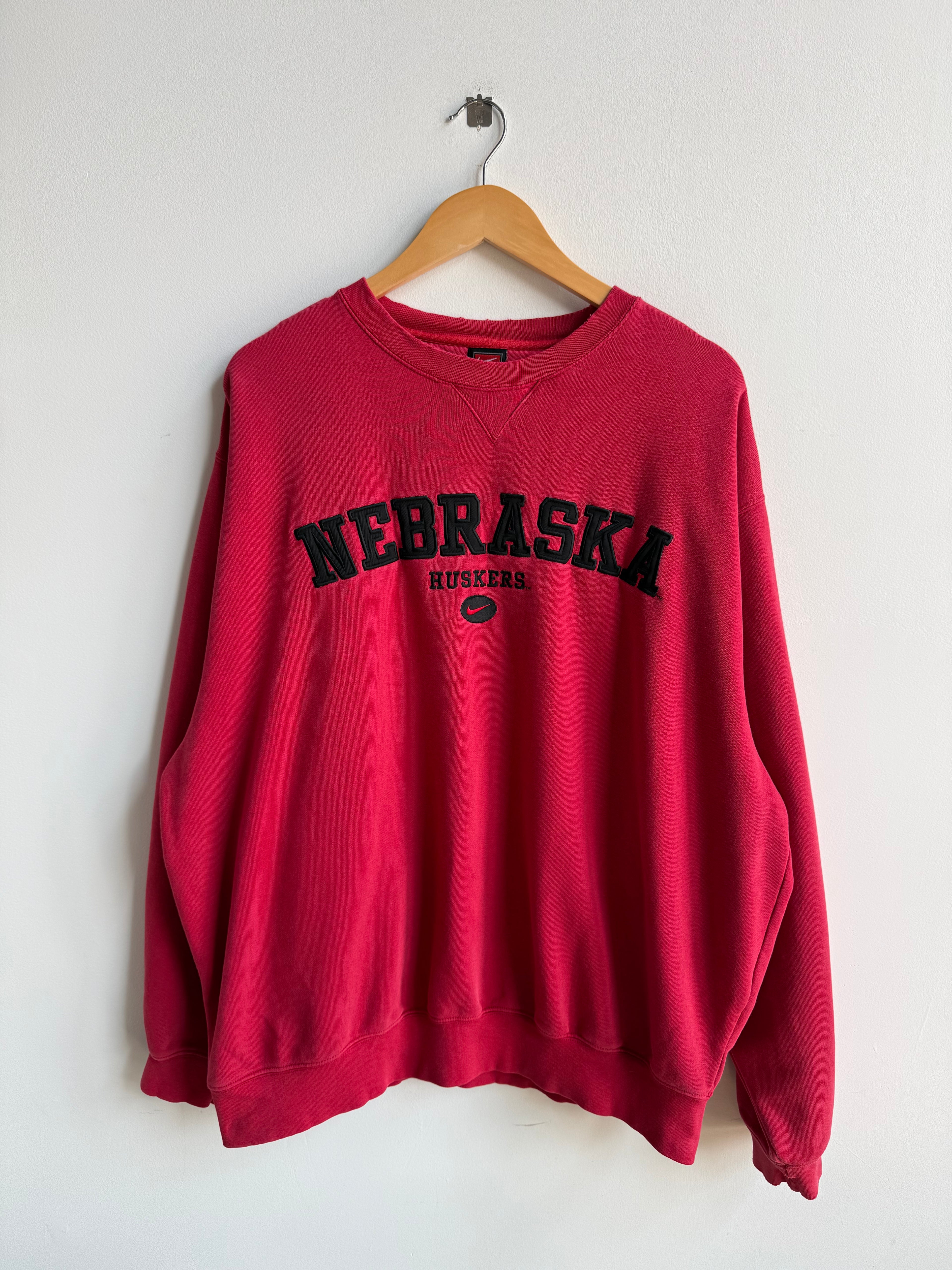 (XL) Nebraska Cornhuskers Nike Crew